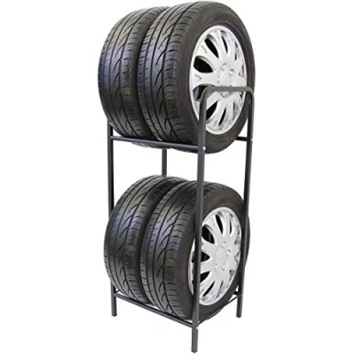Abbildung von Stillerbursch Felgenbaum Reifenregal Made in Germany, für 4 Reifen, bis 225 mm Reifenbreite, Reifenregal, 1 tlg., Standregal Räder