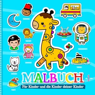 Abbildung von Malbuch für Kinder ab 1 Jahr