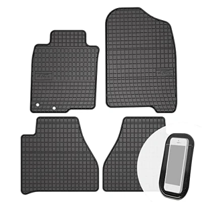 Abbildung von Gummimatten Auto Fußmatten Gummi Automatten Passgenau 4 teilig Set passend für Nissan Navara 2 II 2016 2018