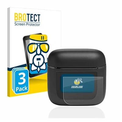 Abbildung von BROTECT Schutzglas für JBL Tour Pro 2 (3 Stück) Schutzfolie Panzer Folie Glas [Extrem Kratzfest 9H, Anti Fingerprint, Ultra Transparent]