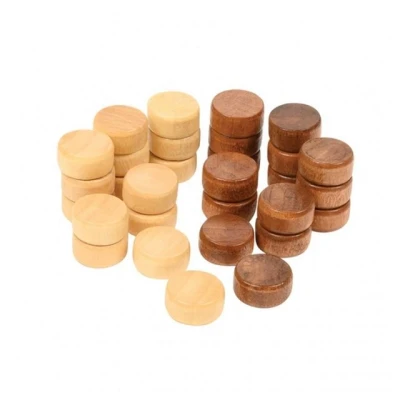 Abbildung von Philos Spiel, Spielsteine für Backgammon 17 x 8 mm