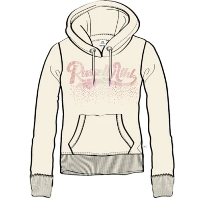 Abbildung von RUSSELL ATHLETIC A01422 SY 045 RAINFALL Pullover HOODY Sweatshirt Damen SOYA Größe XL