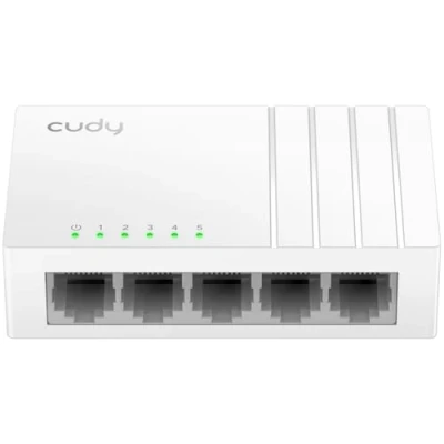 Abbildung von Cudy GS105U 5 Port Gigabit Ethernet Switch Mit USB C Power Jack Desktop Splitter Kunststoffgehäuse Ungeschirmter Schalter Plug &amp; Play Fanless Unmanaged