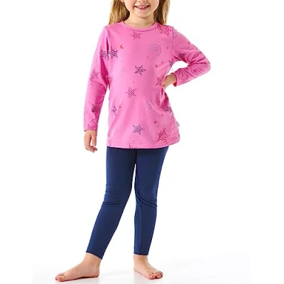 Abbildung von Schiesser World Nachtwäsche Set für Kinder, Größe: 92, Pink