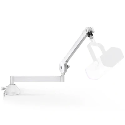 Abbildung von InnoGear Low Profile Mic Arm, 360 drehbarer Mikrofonarm Mikrofonständer für Fifine AM8 K669B Blue Yeti HyperX QuadCast SoloCast AT2020, mit Mikrofon Clip 3/8 Zoll auf 5/8 Zoll, 1/4