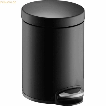 Abbildung von helit H2403495 Tret Abfallbehälter „the silent“ 5 L, schwarz