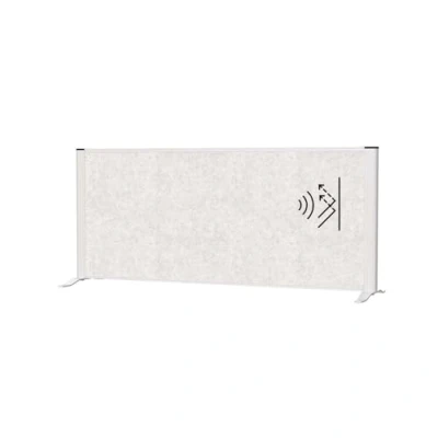 Abbildung von Maul Sideboard Trennwand MAULconnecto silber 120/52,75cm Akustik hellg