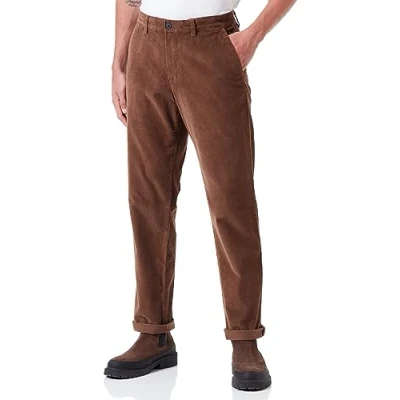Abbildung von SELETED HOMME Herren SLHSTRAIGHT Miles 196 Cord Pants W NOOS Hose, Forest Night, 29W x 32L