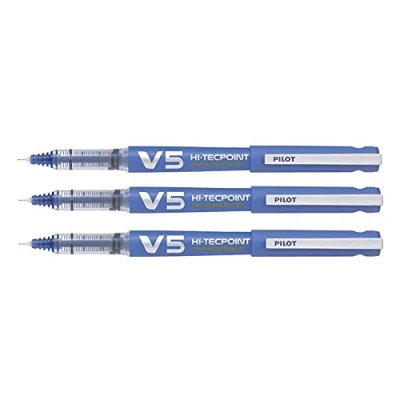 Abbildung von 10 x Pilot Tintenroller Hi Tecpoint V5 BG 0,3 blau