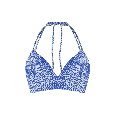 Abbildung von Lingadore Bikinitop, Damen, Größe: 44xB, Blau weiss druck