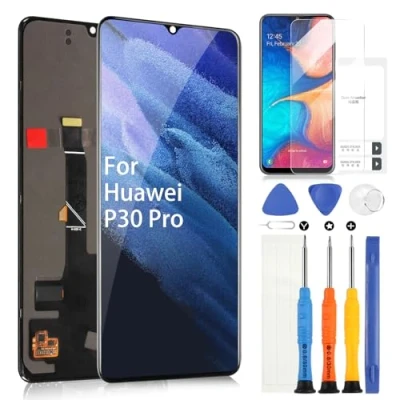 Abbildung von LCD Display für Huawei P30 Pro, Pro VOG L29 L09 AL00 TL00 L04 AL10 HW 02L Touchscreen Digitazer Assembly Ersatz mit Reparatur Kit