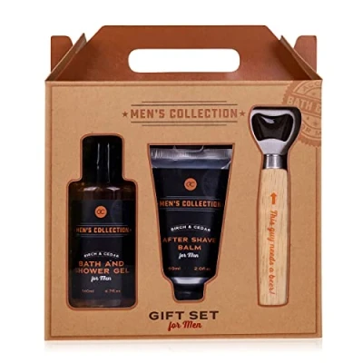 Abbildung von Accentra Geschenkset für Männer, Herren Kollektion, 3 teiliges Bade Set Männer