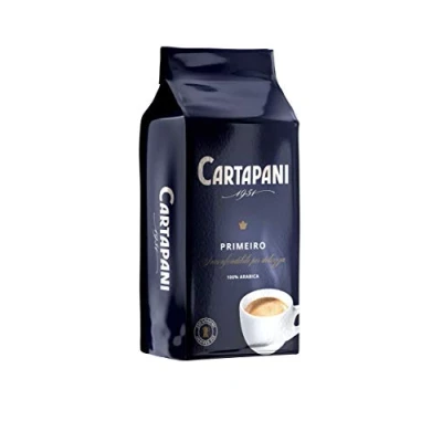 Abbildung von Cartapani 1951 PRIMEIRO 100% Arabica Moka gemahlen Kaffee hochwertige Mischung aus sorgfältig ausgewählten Kaffeesorten 250g Pack
