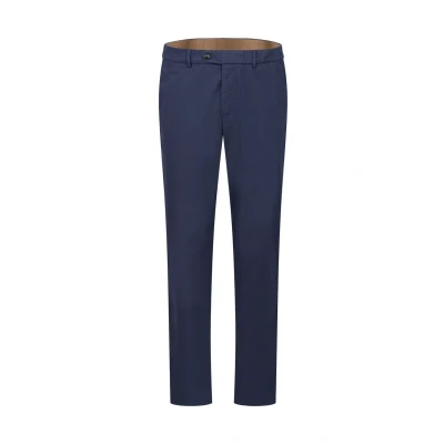 Abbildung von bugatti MIT Praktischen GÜRTELSCHLAUFEN Chino, Herren, Größe: 38x34, Marine