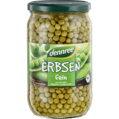 Abbildung von Erbsen fein