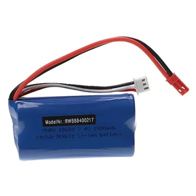 Abbildung von vhbw Akku kompatibel mit Rayline Helikopter MJX F645 F 45 Modellbau (1500mAh, 7,4V, Li Ion, 69 x 38 18 mm)