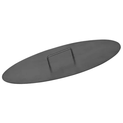 Abbildung von BBQ Toro Feuerschalen Deckel für Ø 70 cm Schwarz Abdeckung Feuerschale Abdeckplatte mit Griff, Deckel,