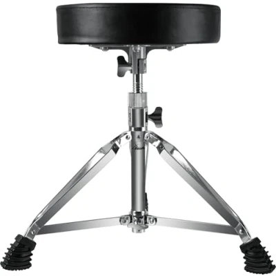 Abbildung von XDrum Session DHS 1 Schlagzeughocker (doppelstrebig, Höhenverstellbar 47 60cm, Durchmesser Sitzfläche 32cm, Dreibeinig mit Gummifüßen, zusammenklappbar, stabil)
