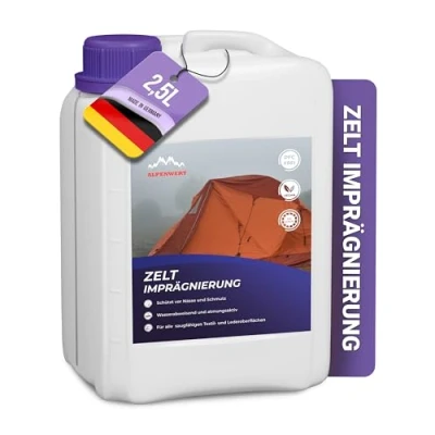 Abbildung von Alpenwert Zelt &amp; Pavillion Imprägnierspray [LANGZEIT ABPERL Schutz] Made in Germany Imprägnierung für Zelte, Markisen, Sonnenschirm UVM. (2,5l)
