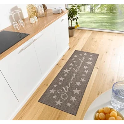 Abbildung von Küchenläufer Sterneküche, HANSE Home, rechteckig, Höhe: 5 mm, Läufer, Rutschfest, Küchenteppich, Küche, Teppich, Pflegeleicht, Flur