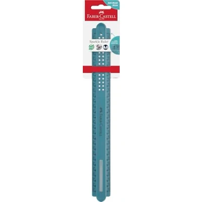 Abbildung von Faber Castell 172031 Sparkle Lineal, 30 cm, Ozeangrün