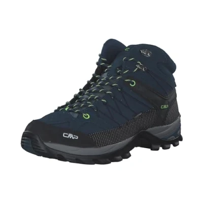 Abbildung von CMP Rigel Mid Trekking Shoes Wp, Blue Ink Yellow Fluo, 39