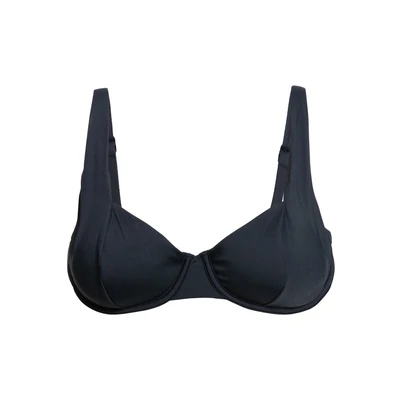 Abbildung von Roxy Beach Classics BÜGELBIKINIOBERTEIL Bikinitop, Damen, Größe: Large, Anthracite