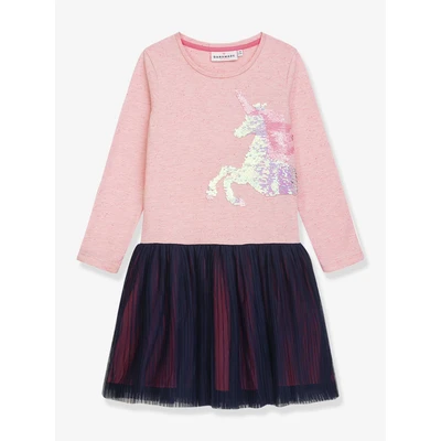 Abbildung von Danamade Dkalea Jerseykleid für Kinder, Größe: 116, Rose
