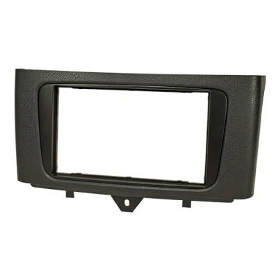 Abbildung von tomzz Audio 2451 040 1 Doppel DIN Radioblende Set kompatibel mit Smart fortwo 451 Facelift ab Bj.10.2010 2014 schwarz Radio Basic