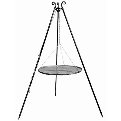 Abbildung von CookKing Feuerstelle Schwenkgrill 180 cm Grillrost aus Rohstahl 80