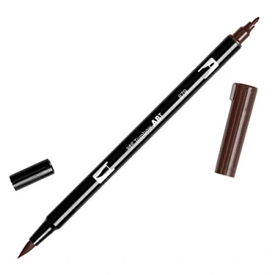 Abbildung von Tombow brush pen ABT dual Brown