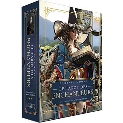 Abbildung von Coffret Le tarot des enchanteurs: livre avec 78 cartes et 1 sac en satin
