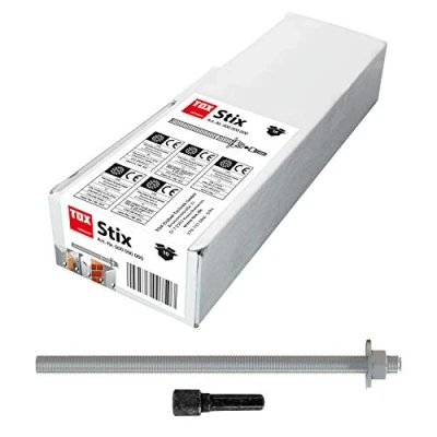 Abbildung von TOX Gewindestange Stix Edelstahl A4 M16 x 190, 10 Stück 070171281