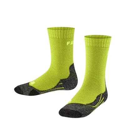 Abbildung von Falke TK2 Trekking Functional Mediumstrong Cushioned Sportsocken Lime für Kinder, Größe: 35/38,