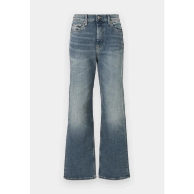 Abbildung von Tommy Jeans Layla SLIM STR Relaxed Fit, Damen, Größe: 32x30, Denim dark