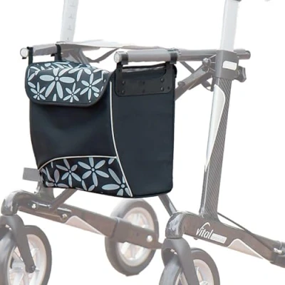 Abbildung von Russka Aufbewahrungstasche Tasche mit Magnetverschluss für Rollator El