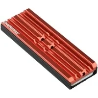 Abbildung von Enermax M.2 2280 SSD Aluminium Kühlkörper für PS5/PC; doppelseitig inkl. Wärmeleitpads; ESC001 B, schwarz