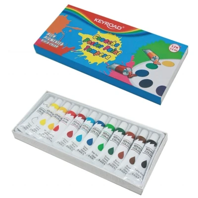 Abbildung von Tempera Farbe KEYROAD 12 Farben 12ml 1 Stk.