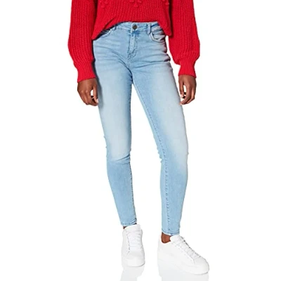 Abbildung von Noisy may Damen NMLUCY NW Skinny LB BG NOOS Jeans, Light Blue Denim, 25/30