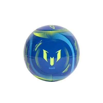 Abbildung von adidas Unisex Messi Club Ball, Silver Metallic/Lucid Red/Black, 5