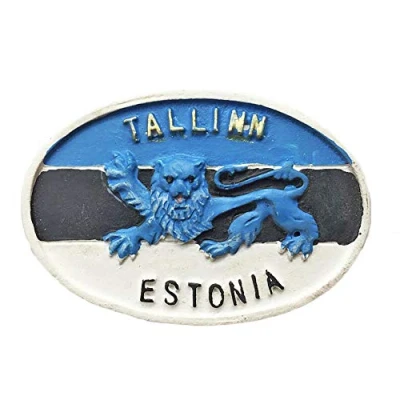 Abbildung von Tallinn Estland 3D Kühlschrankmagnet Reiseaufkleber Souvenirs Heim &amp; Küchendekoration aus China