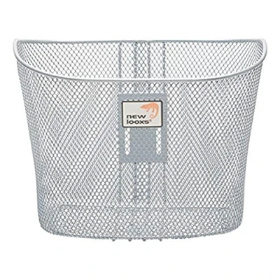Abbildung von Fahrradkorb New Looxs Toscane RapidLock 19 Liter 34 X 25 Cm Silber