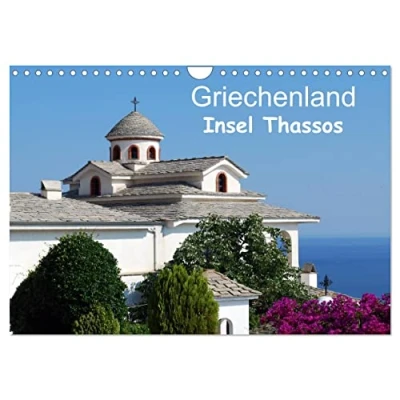 Abbildung von Griechenland Insel Thassos (Wandkalender 2025 DIN A4 quer), CALVENDO Monatskalender