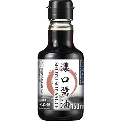 Abbildung von Shibanuma Koikuchi Shoyu Soße Dunkle Sojasoße aus Japan 1 x 150 ml
