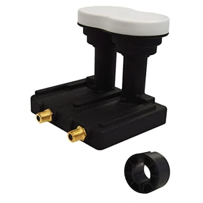 Abbildung von Premium X Monoblock Twin PXMB 3T LNB 0,1dB Astra 19,2 Eutelsat 16 für 80 85cm Satellitenschüssel bis 2 Teilnehmer