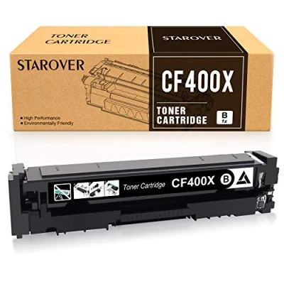 Abbildung von STAROVER Kompatible Tonerkartusche Ersatz für HP 201A 201X CF400A CF400X Color Laserjet Pro MFP M277dw M277n M277 M252dw M252n M274N (1 Schwarz)