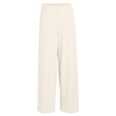 Abbildung von VILA RONE HW Widenoos Stoffhose, Damen, Größe: 36, Egret