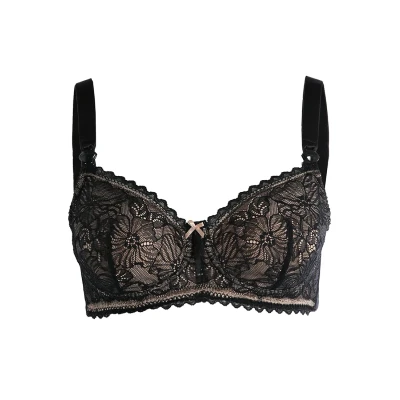 Abbildung von Cache Coeur IRIS Wirefree Breastfeeding Balconette BH, Damen, Größe: 85E, Black