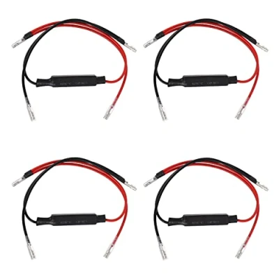 Abbildung von EPLZON 12V 10W Motorrad Lastwiderstand Taschenlampe Blinker Decoder Blinkeranzeige Widerstand Adapter Flash Fix Fehler für (Packung mit 4 Stück)