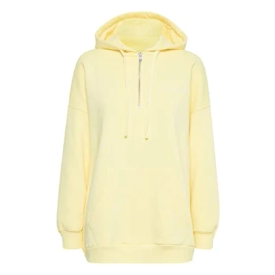 Abbildung von Thejoggconcept Jcsafine Halfzip Sweatshirt, Damen, Größe: Small, Lemon meringue